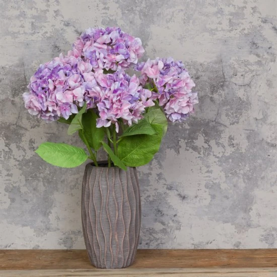 LUXE Artificial Hydrangeas Purple Pink 70cm - LUX003 CC2