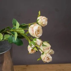 LUXE Artificial Roses Tiffany Peach 66cm - LUX026 CC3
