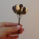 Bunch of 6 Artificial Acorn Picks - X19304 BAY3C