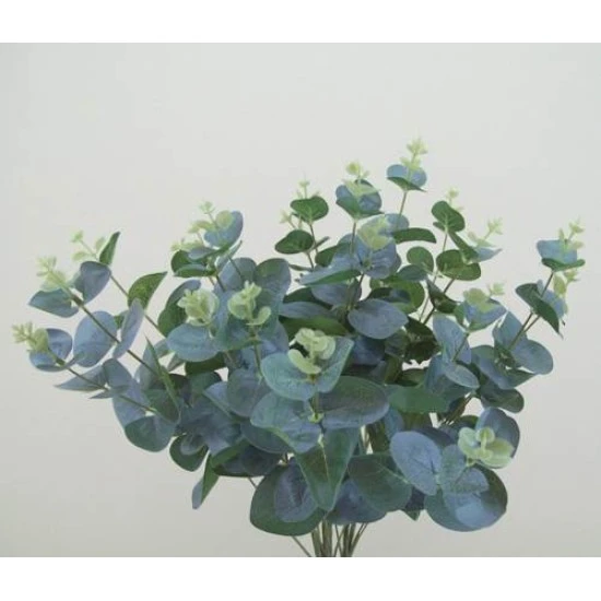 Silk Eucalyptus Bush Large Leaf Soft Green - EUC008 DD4