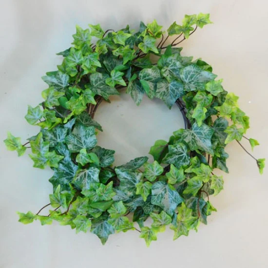 Artificial Ivy Wreath 40cm Rain Resistant - IVY050 G3