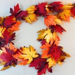 Artificial Maple Leaves Garland Large Leaf - MAP004 DD4