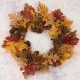 Artificial Oak Leaves Wreath Autumn - OAK004 KK4