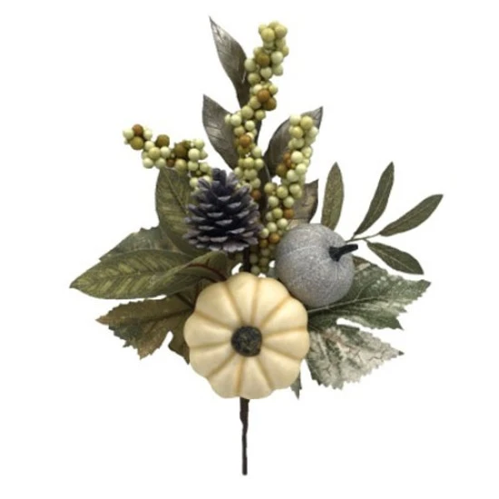 Artificial Pumpkins And Berries Branch 35cm - PUM007 DD2