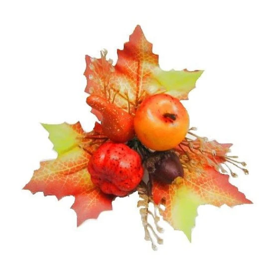 Artificial Maple Pumpkin and Acorn Pick - PUM009 DD2