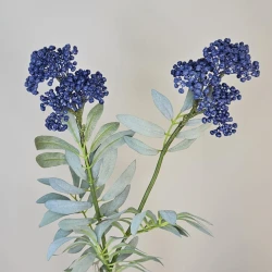 Artificial Elderberry Branch Blue 61cm - BER002