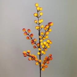 Artificial Autumn Berries Orange 61cm - BER019 CC4 NEW