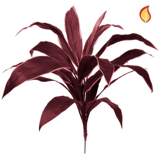 Artificial Plants | Artificial Cordyline Plants Burgundy 62cm Fire Retardant - COR006 