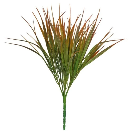 Artificial Grass Plants Orange Green 30cm - GRA033 II2