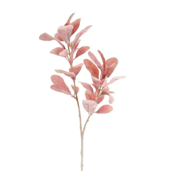 Artificial Lambs Ears Long Stem Red 70cm - LAM011 I3