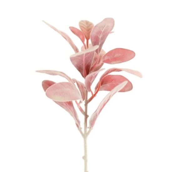 Artificial Lambs Ears Short Stem Red 35cm - LAM010 I4