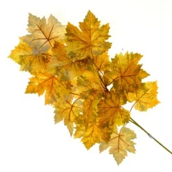 Artificial Maple Leaves Gold and Russet - MAP018 BB2