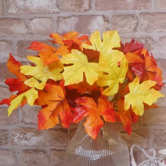Fleur Artificial Maple Leaves Bunch 35cm - MAP020 HH4
