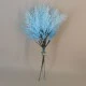 Artificial Pampas Grass Pick x 6 Teal Blue 37cm - PAM026 L3