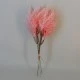 Artificial Pampas Grass Pick x 6 Coral Pink 37cm - PAM029 M3