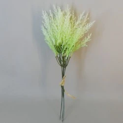 Artificial Pampas Grass Pick x 6 Green 37cm - PAM028 L2