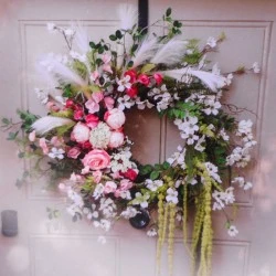 Artificial Pampas Grass White 100cm - PAM015 S2