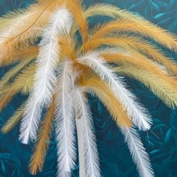 Artificial Pampas Grass Trailing White 128cm - PAM021 CC1