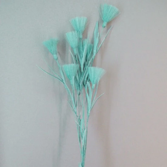 Tassel Flowers Duck Egg 82cm - T067 LL3