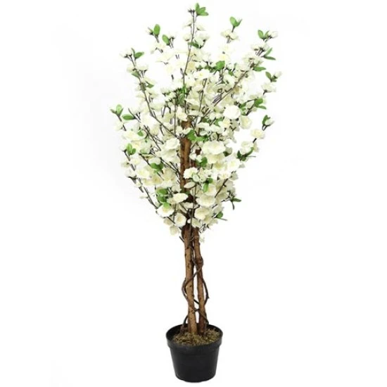 4' Artificial Cherry Tree Cream - CHE005
