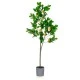 Real Touch Artificial Lemon Tree in Grey Pot 130cm - LEM506