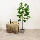 Real Touch Artificial Lemon Tree in Grey Pot 130cm - LEM506