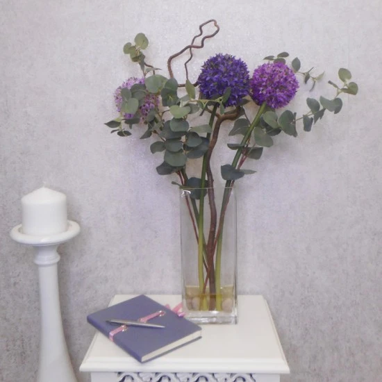 Artificial Allium - Artificial Flowers in Vase - ALL001 1A