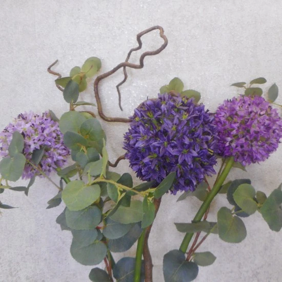 Artificial Allium - Artificial Flowers in Vase - ALL001 1A