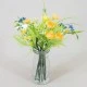 Artificial Buttercups and Forget me Nots Bottle Yellow - BGV001 