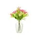 Artificial Flower Arrangement Pink Garden Flowers in Vintage Style Vase - GAR006 3D