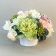 Artificial Flower Arrangement | Peony and Roses Bowl - PEO014 BX8