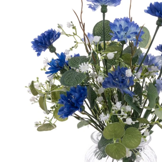Artificial Flower Arrangements | Cornflowers and Foliage - COR007 