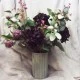 Statement Artificial Flower Arrangement | Aubergine Hydrangeas and Globe Artichokes - HYD007 7B