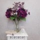 Statement Artificial Flower Arrangement | Aubergine Hydrangeas and Berries - HYD008 1B