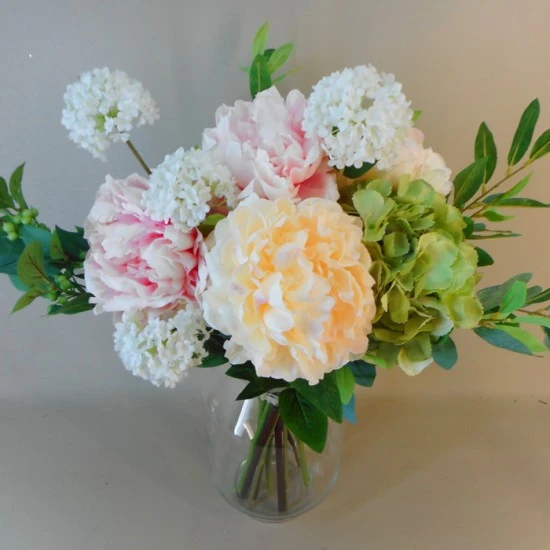 Anastasia Artificial Peony Pale Pink 56cm - P242 BX19