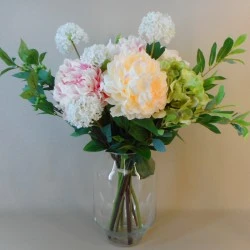 Gigi Faux Flowers Arrangement - PEO012 : Designed by Helen 7A