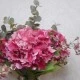 Centerpiece Arrangement | Pink Artificial Hydrangeas & Eucalyptus - HYD021 1B