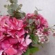 Centerpiece Arrangement | Pink Artificial Hydrangeas & Eucalyptus - HYD021 1B