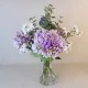 Centerpiece Arrangement | Mauve Artificial Hydrangeas & Eucalyptus - HYD022 1A