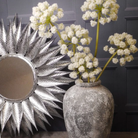 Tall Ceramic Vase Aged Stone 45cm - LUX035 11D