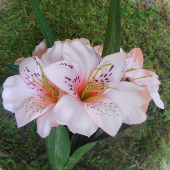 Artificial Alstroemeria Stem Blush Pink 48cm  - A051 A4