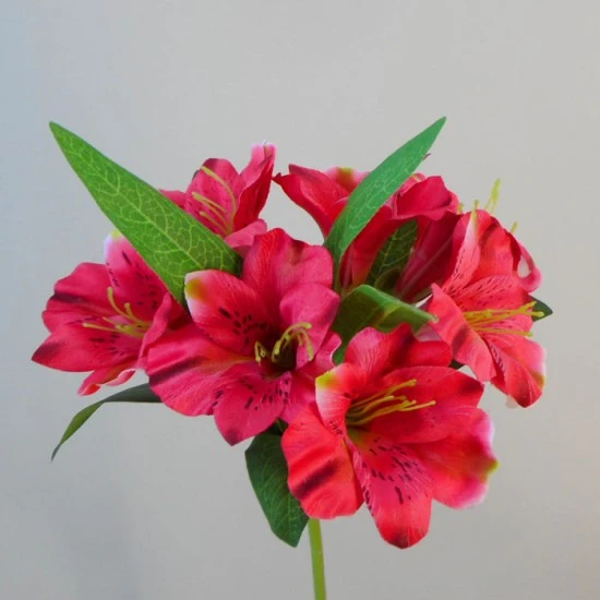 Artificial Alstroemeria Stem Hot Pink 48cm  - A052 A4