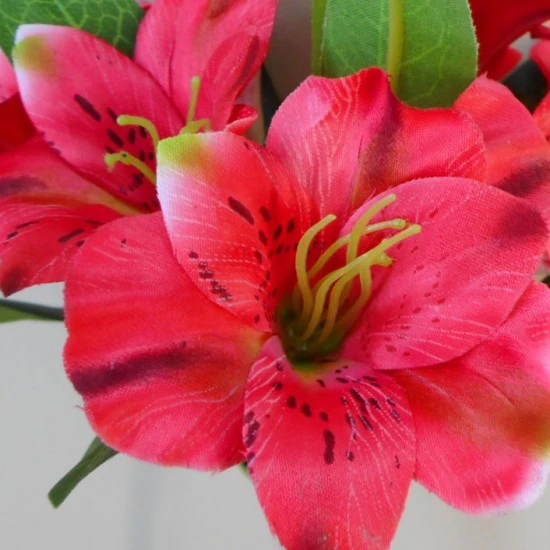 Artificial Alstroemeria Stem Hot Pink 48cm  - A052 A4