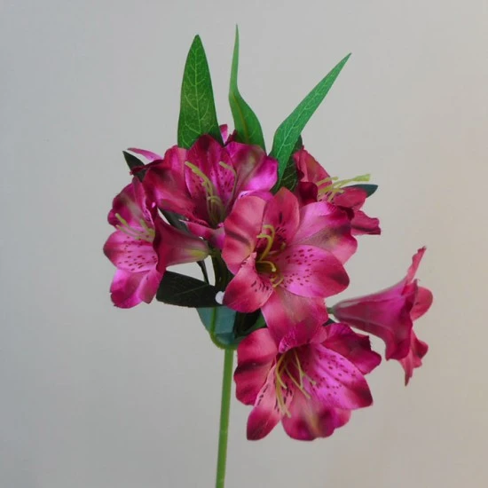 Artificial Alstroemeria Stem Magenta Pink 48cm  - A056 B4