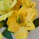 Artificial Alstroemeria Stem Yellow 48cm  - A053 A4