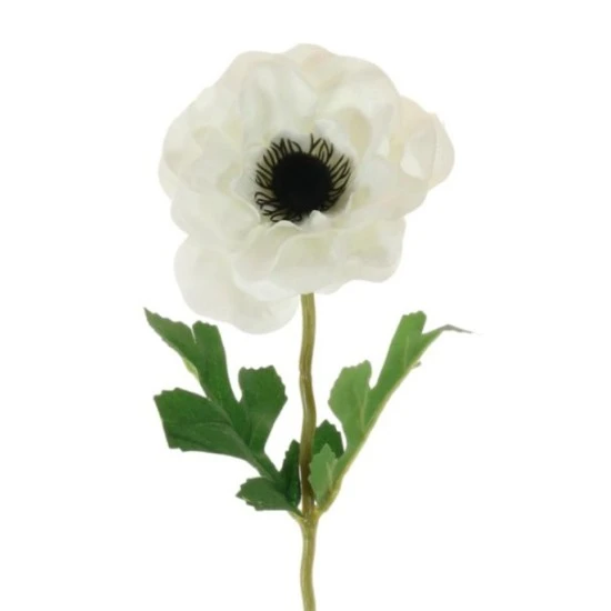 Artificial Anemones Cream 48cm - A038 A2