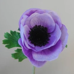 Artificial Anemone Lilac 38cm - A032 C4