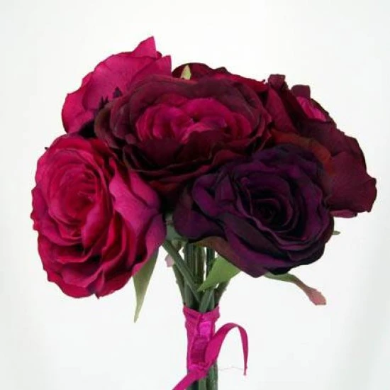 Antique Roses Bouquet Wine 40cm - R028 LL2