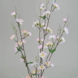 Artificial Apple Blossom XL Pale Pink 120cm - C107 