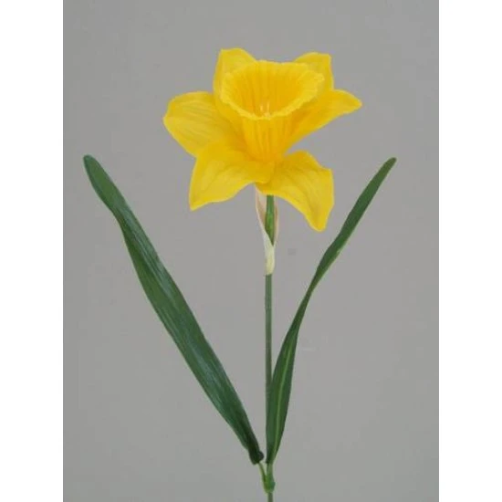 Large Yellow Silk Daffodil 65cm - D010 